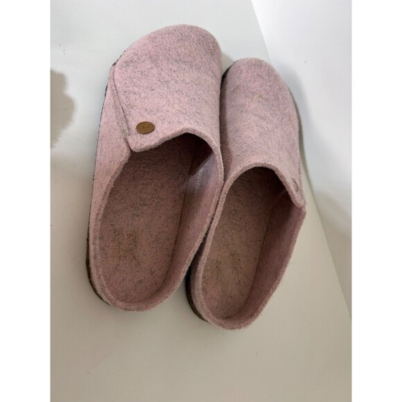 BIRKENSTOCK ZERMATT RIVET Shearling Clog Slipper Wool Pink Size 41 Women 10 e - Picture 13 of 14